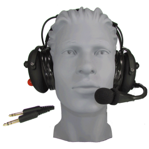 HD90 Premium Aviation Headset with Gel Ear Seals, Rubberized Domes and Flex Boom